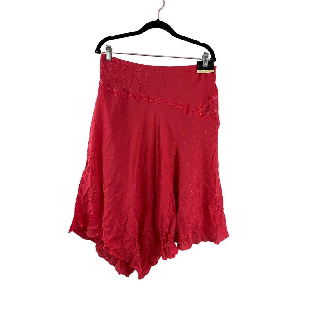 NEW Womens Lane Bryant Skirt Size 14/16 Knee-Length Orange